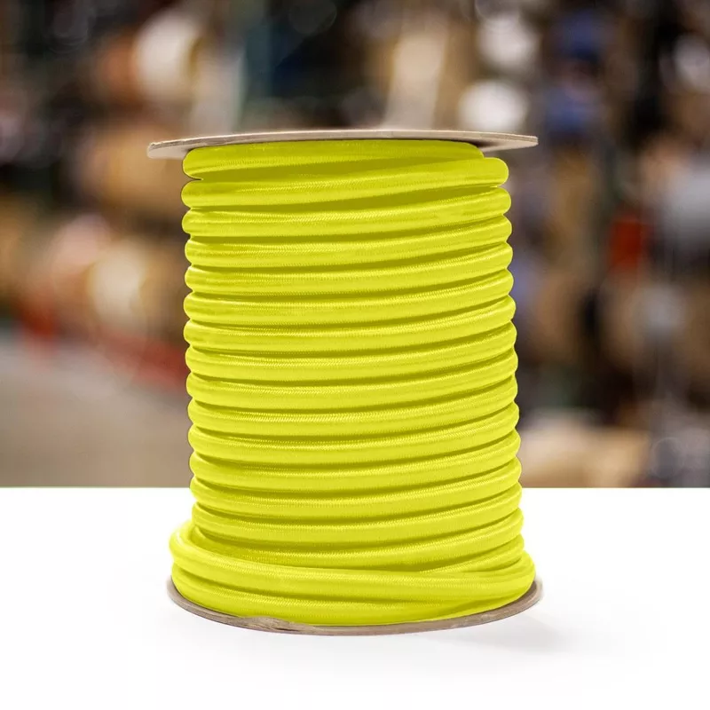 1/2″ x 100′ SHOCK CORD – YELLOW