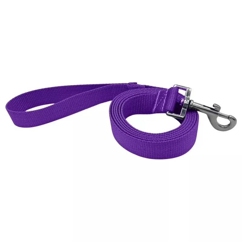 1″ Solid Color Snap Leash Black