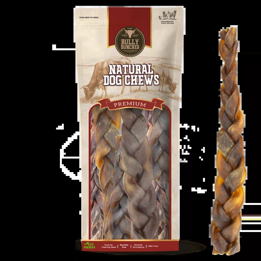 10-12 Inch Braided Collagen Stick