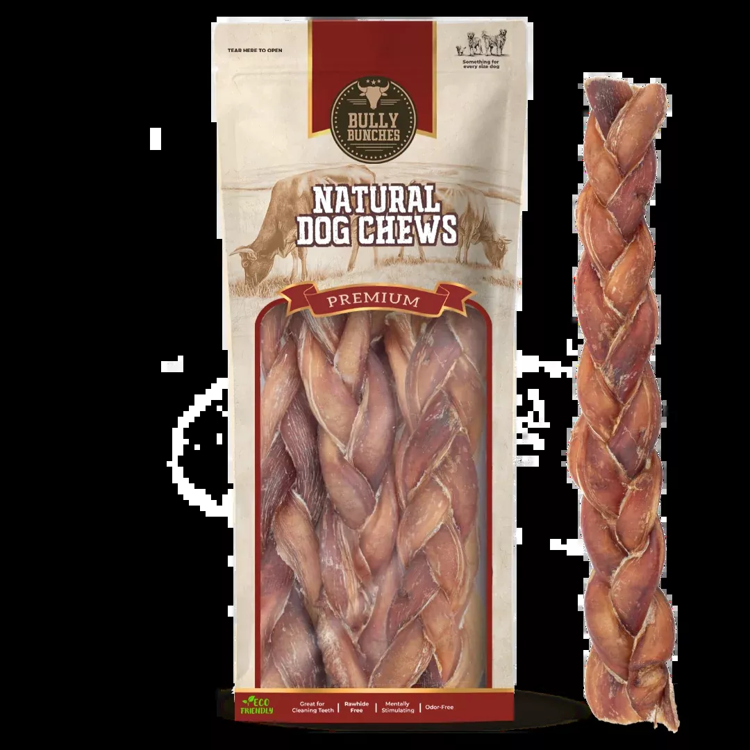 12 Inch Jumbo Braided Bully Stick