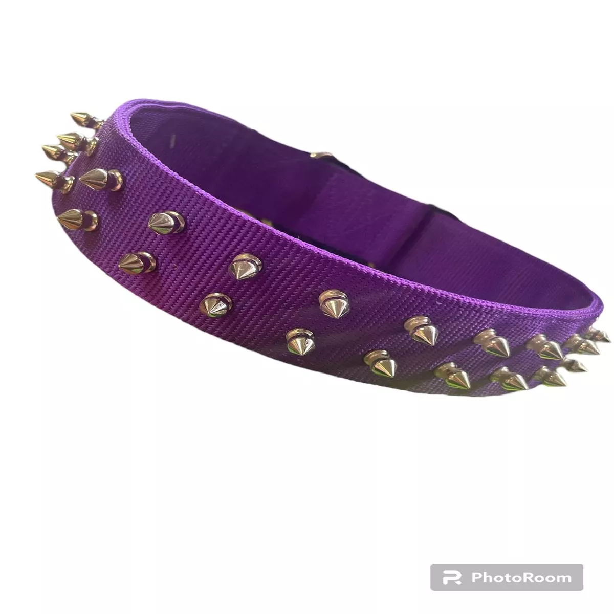 16” PET COLLAR PURPLE- SPIKE
