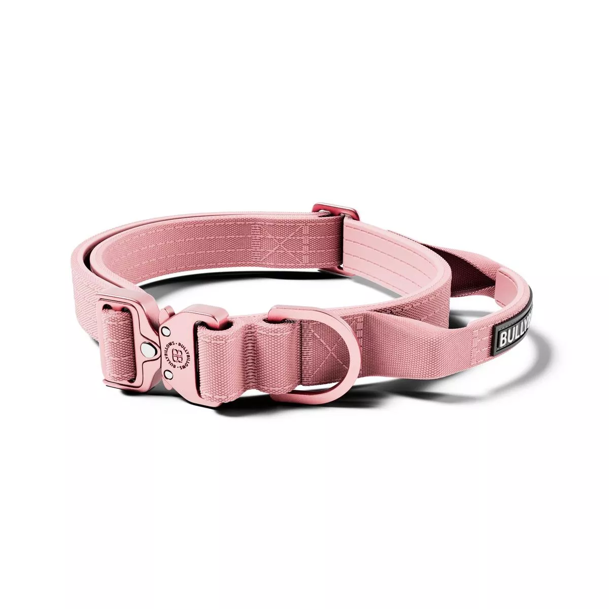 2.5cm Lighter Combat Collar | Handle & Rated Clip – Pink x Pink