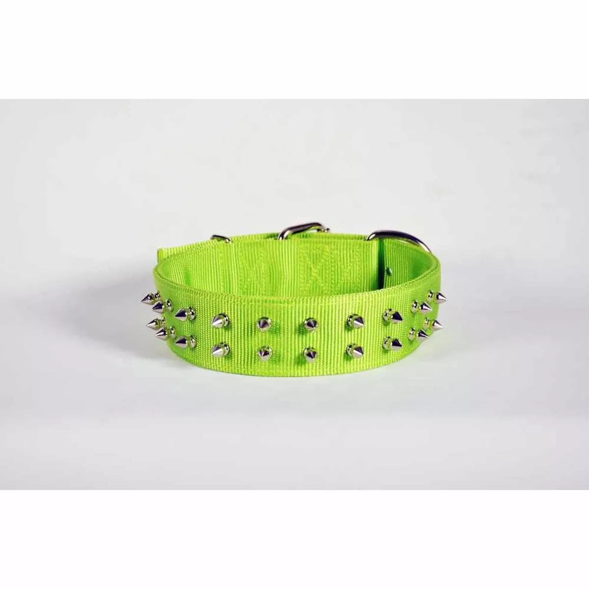 20” PET COLLAR- NEON YELLOW -SPIKE