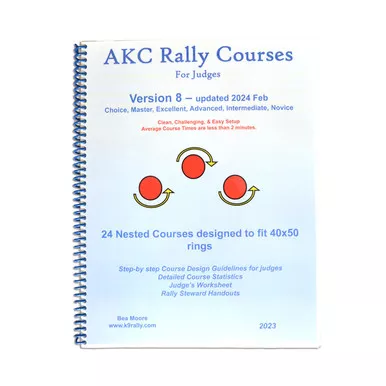 2023 AKC Rally Courses for Judges 8.0