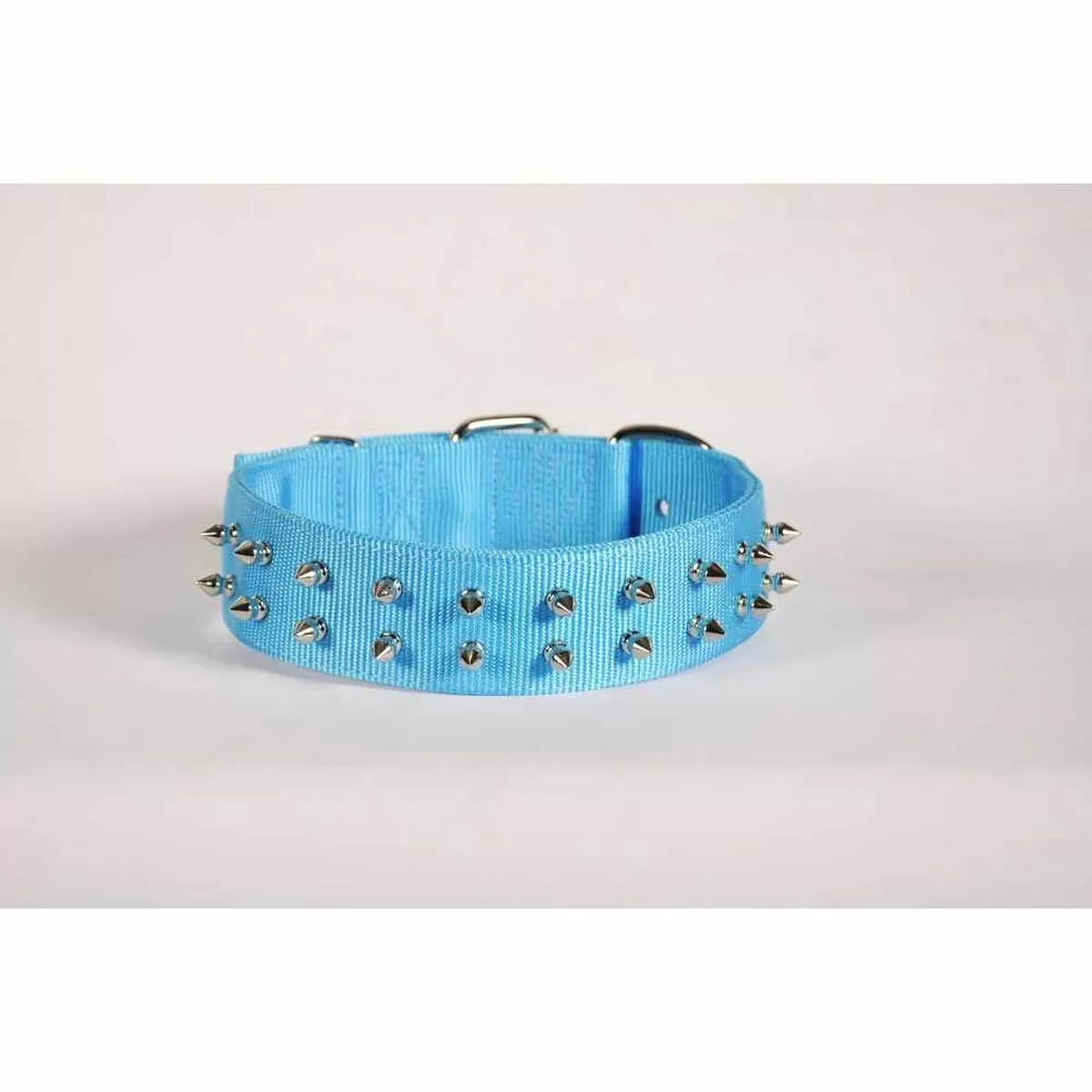 22” PET COLLAR -TURQUOISE- SPIKE