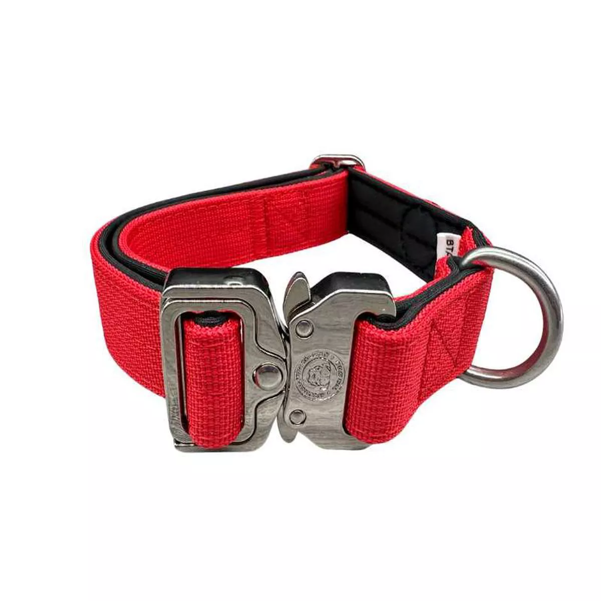 25cm Nylon BTactical Collar Citrus Red