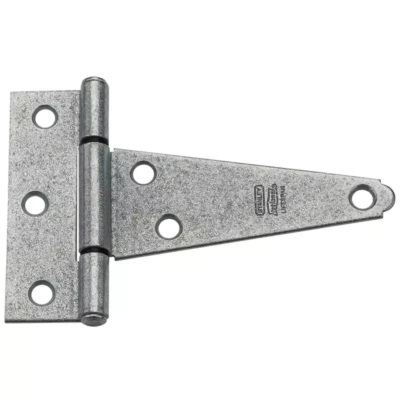 4 In. L Galvanized Extra Heavy Duty T-hinge 1 Pk