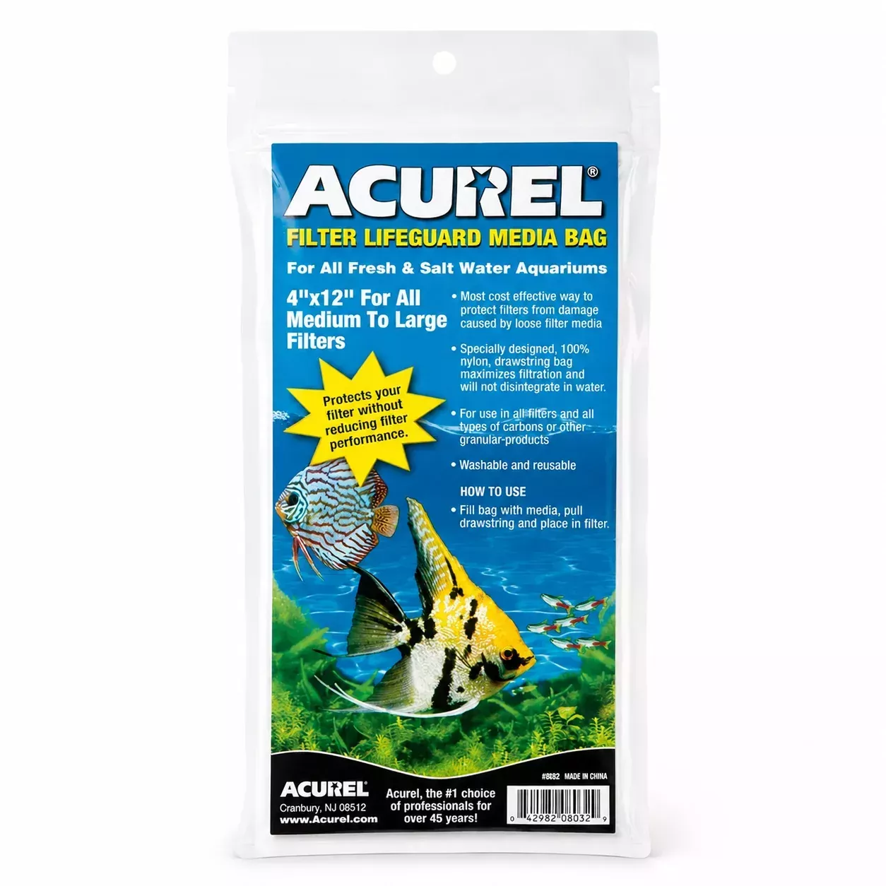 Acurel Filter Bag 4”x12”