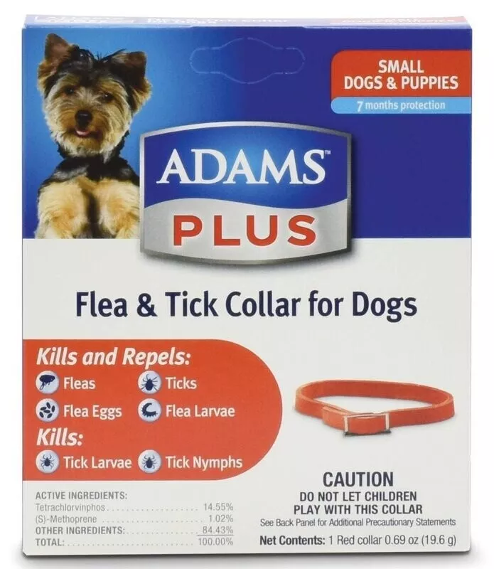 Adams Plus Flea & Tick Dog Collar Small