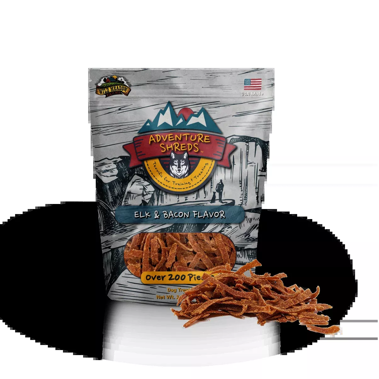 Adventure Shreds Elk & Bacon 2.5oz