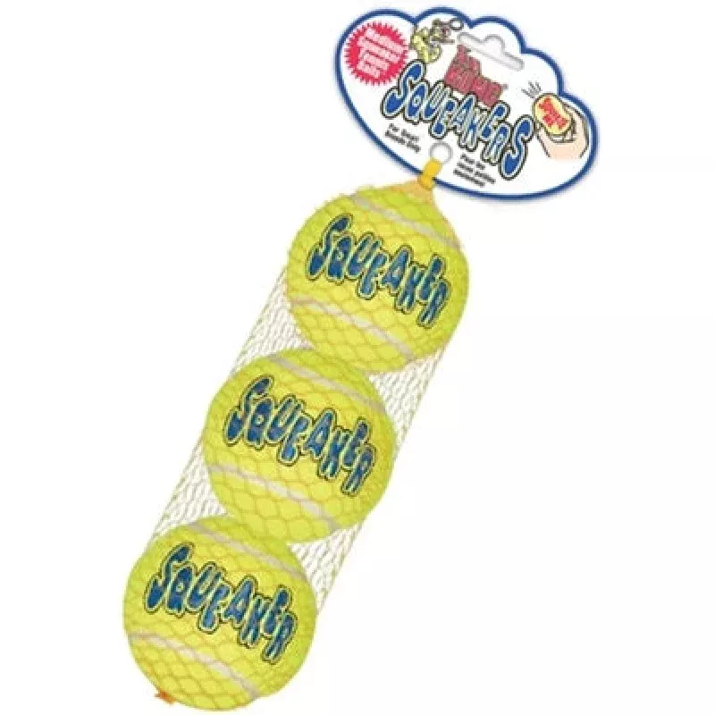 Air Kong Squeaker Balls 3pk in Net - Medium