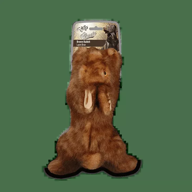 All for Paws Classic Brown Rabbit Dog Toy