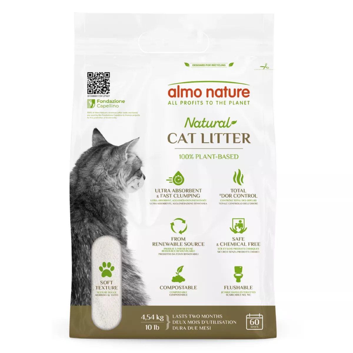 Almo Nature Cat Litter 100% Plant-Based
