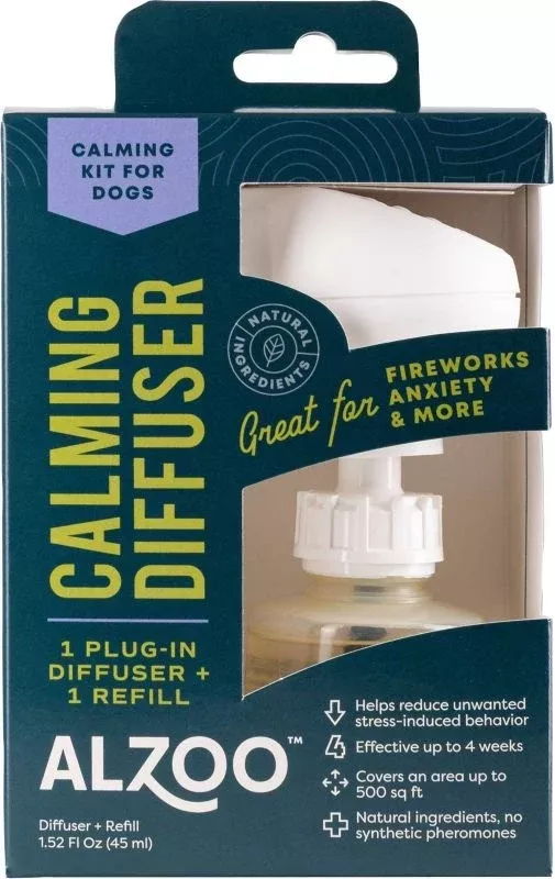 Alzoo Plant Based Dog Calming Diffuser Kit 1.52 Oz