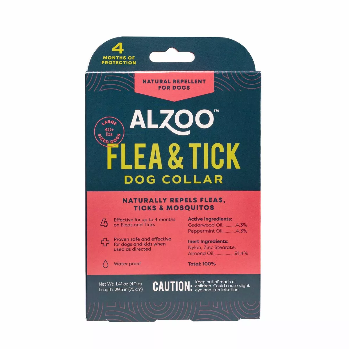 Alzoo Plant Based Flea And Tick Dog Collar