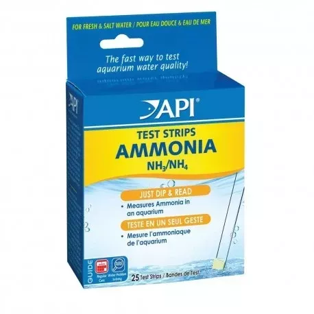 API Ammonia Aquarium Test Strips (25 tests)