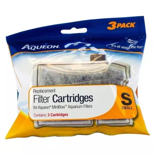 Aqueon, QuietFlow Replacement Filter Cartridge, Small (3 Pack)