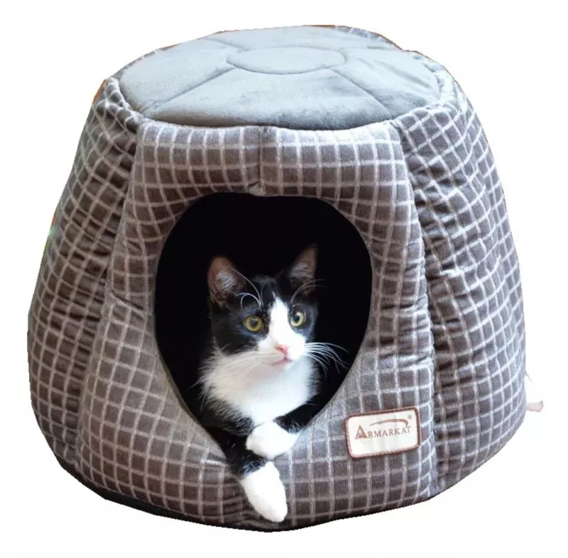Armarkat Bronze/Silver Cave Cat Bed
