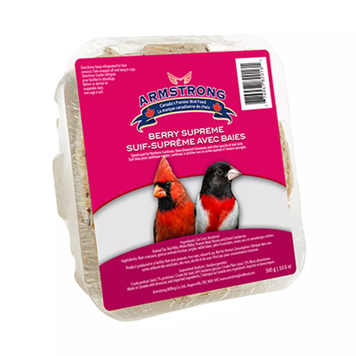 Armstrong Berry Supreme Bird Suet Cake