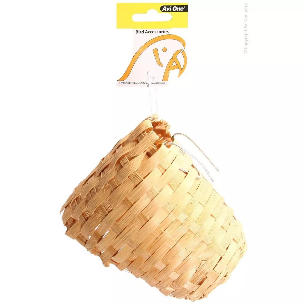 Avi One Finch Wicker Bird Nest Medium