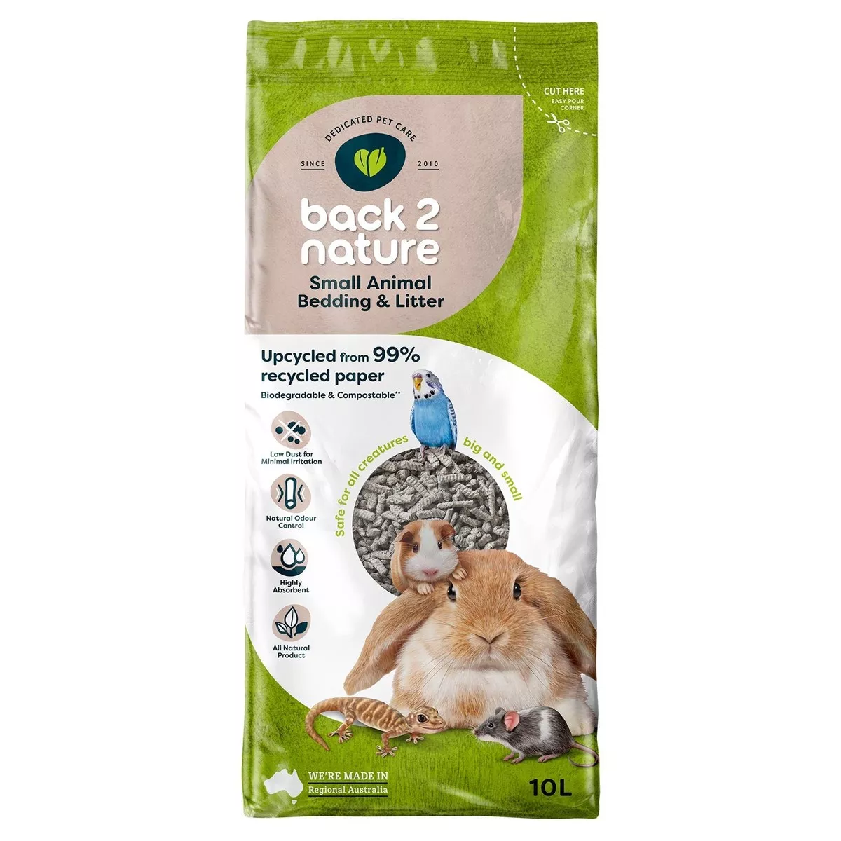 Back 2 Nature Small Animal Bedding 10L