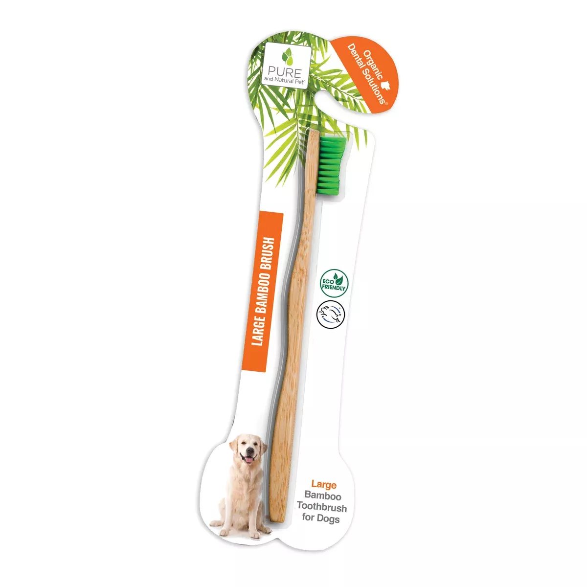 Bamboo Toothbrush for Large Dogs - Organic Dental Solutions