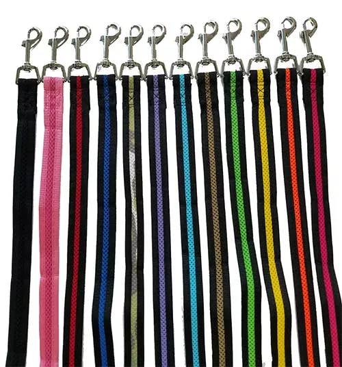 Bark Appeal Mesh 3/4 inch Plaid and Solid Leash