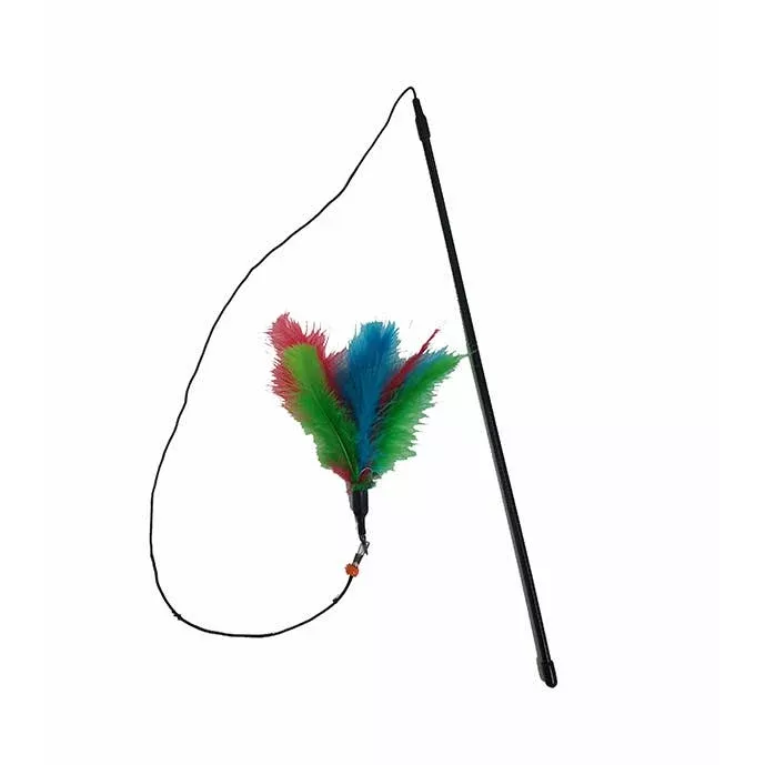 Bark Appeal Wand with Feather Cat Toy