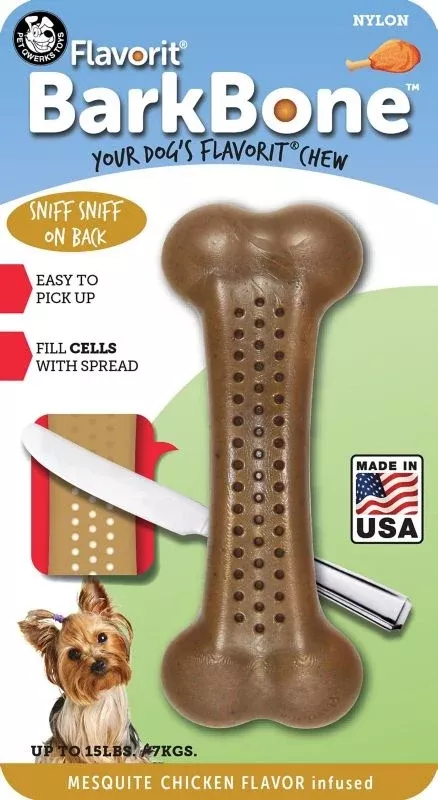 Barkbone Mesquite Flavored Nylon Bone LG Chicken