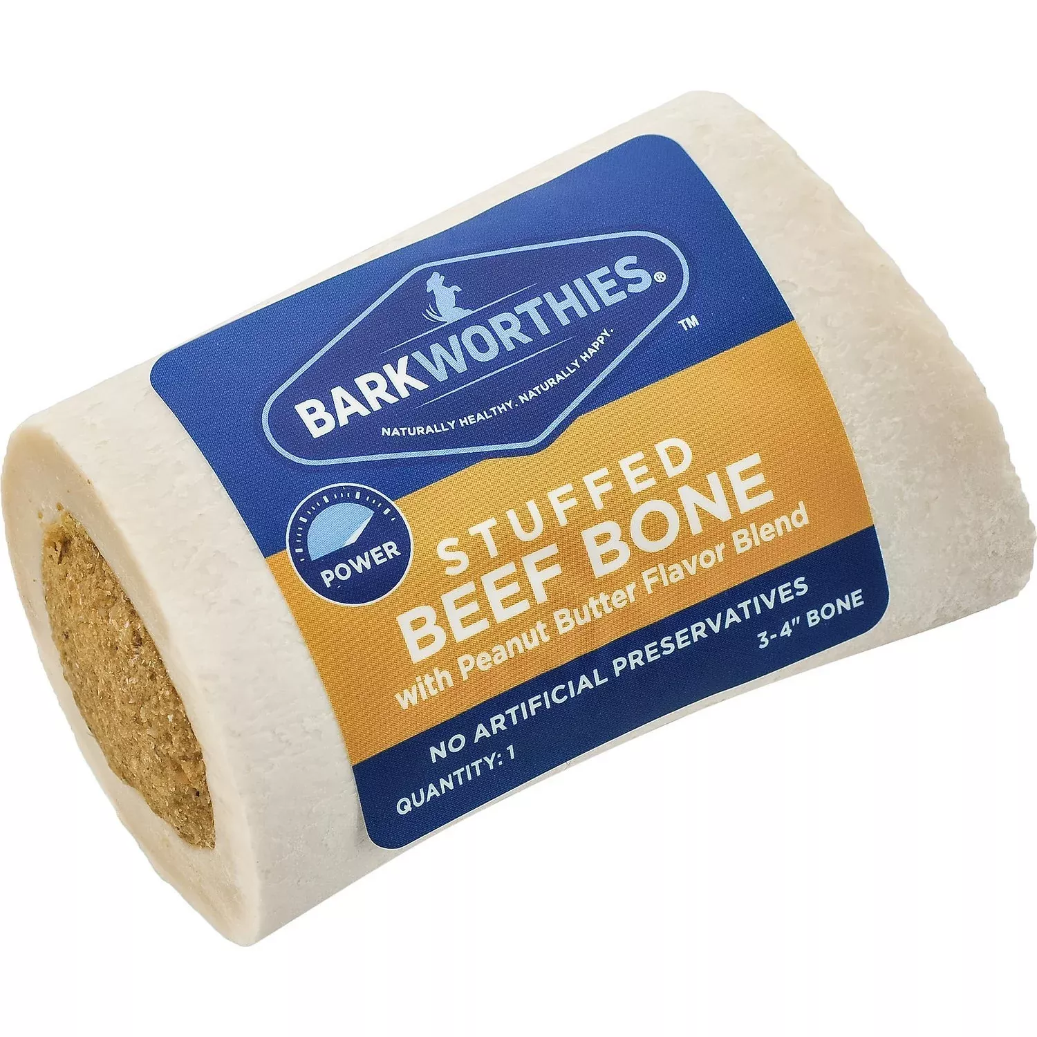 Barkworthies Shin Bone Stuffed w/ Peanut Butter