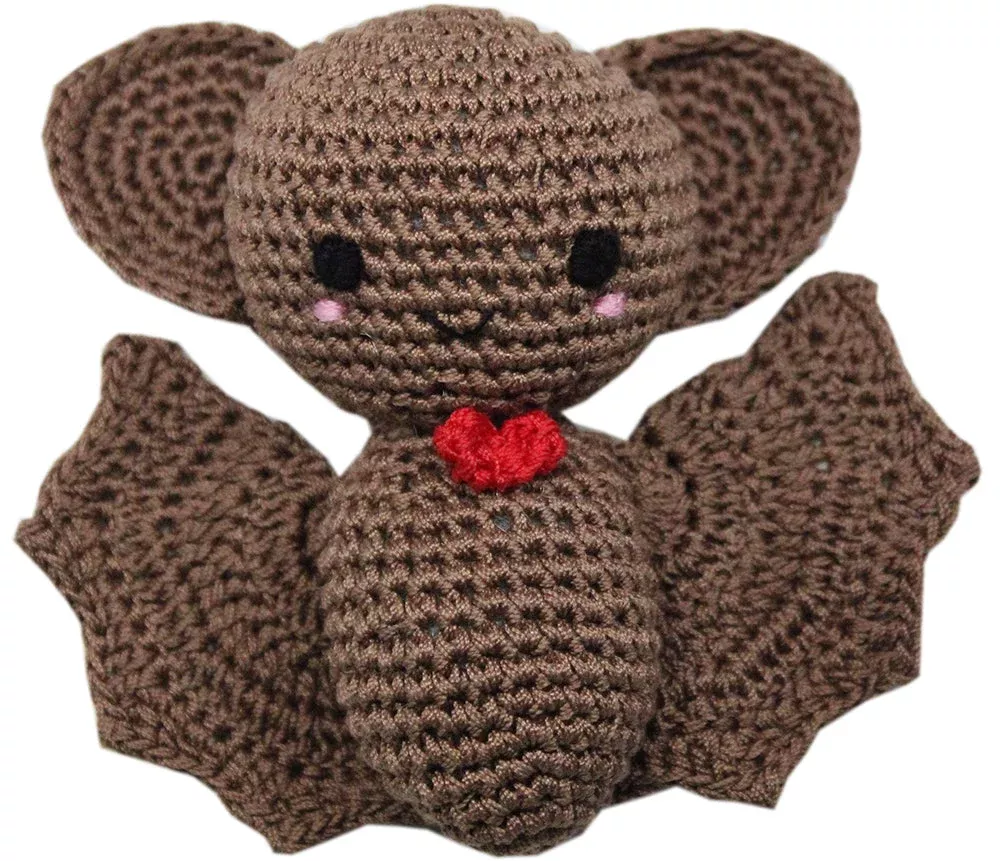 Bat Damon Crocheted Knit Knack Pet Toy