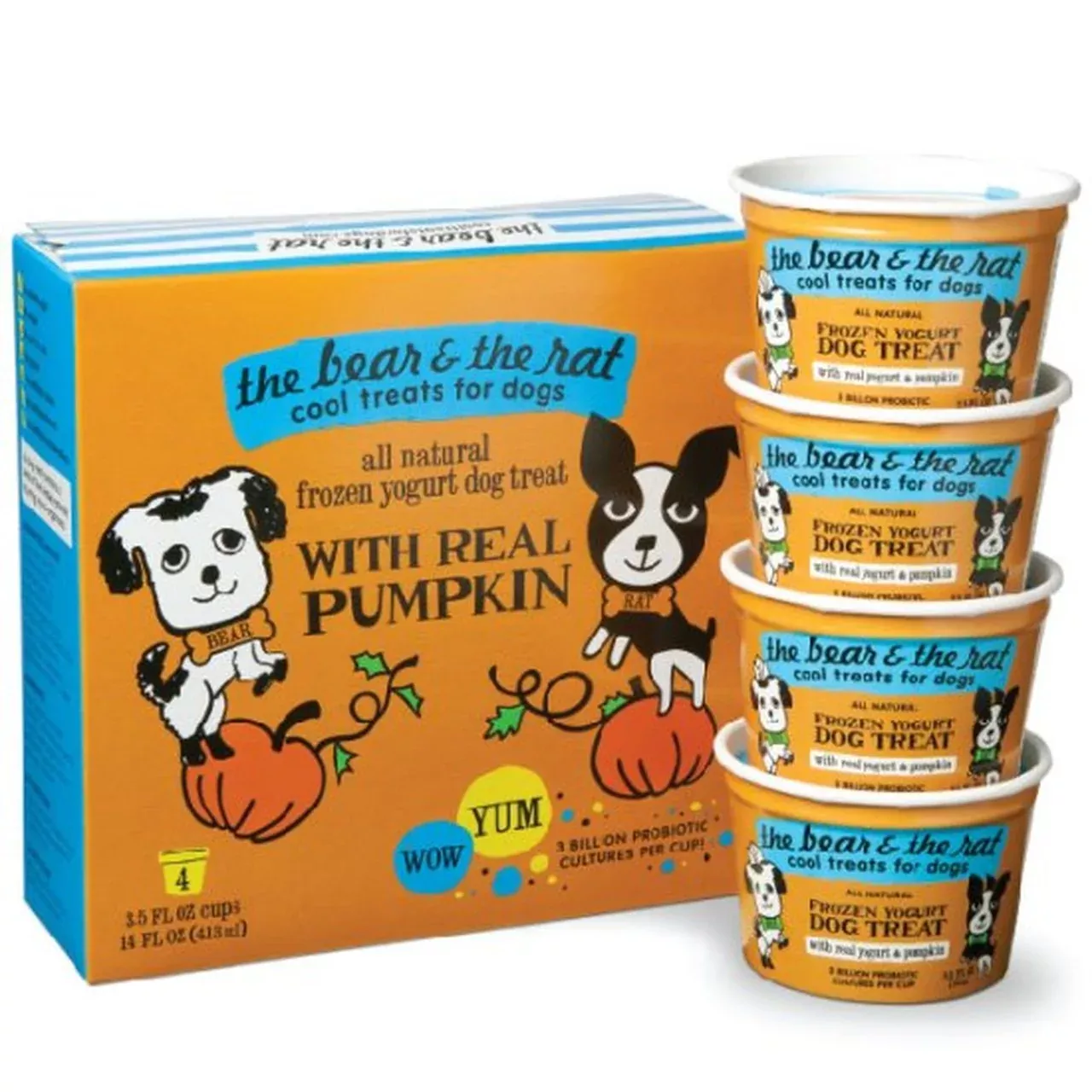 Bear & The Rat Dog Frozen Yogurt pumpkin & cinnamon