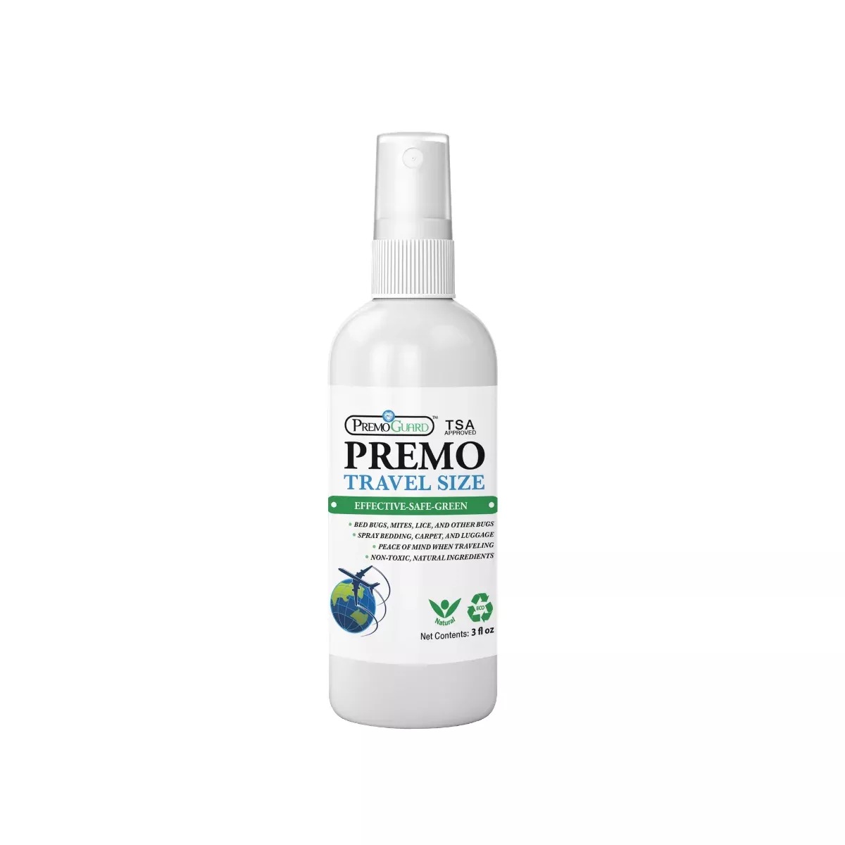 Bed Bug & Mite Killer Spray | Natural & Non-Toxic | Premo Guard