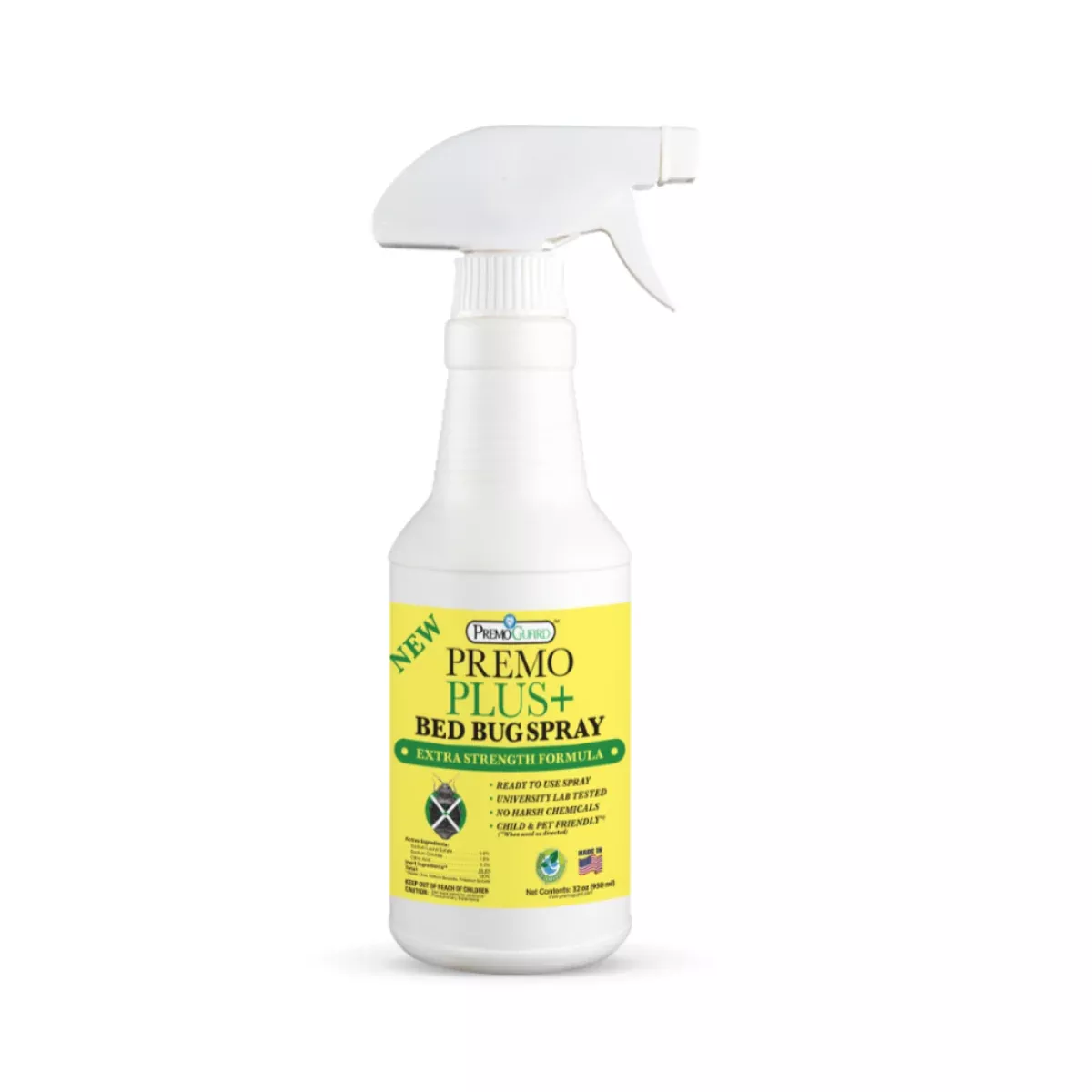 Bed Bug Plus Spray | Natural & Non-Toxic | Premo Guard