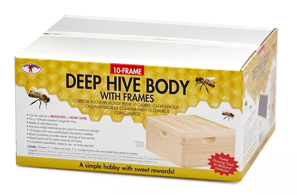 Beekeeping 10-Frame Deep Hive Body