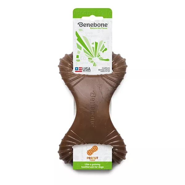 Benebone Rocking Dental Chew - Peanut Butter