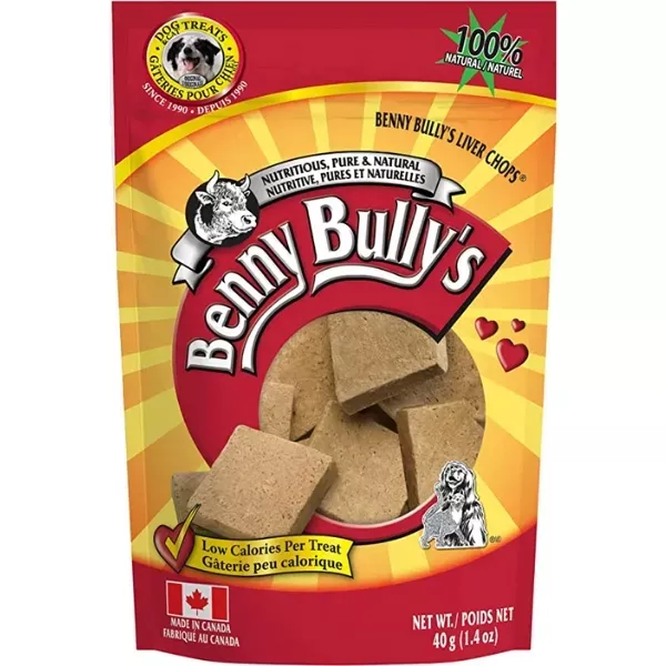 Benny Bully's Liver Chops Dog Treats