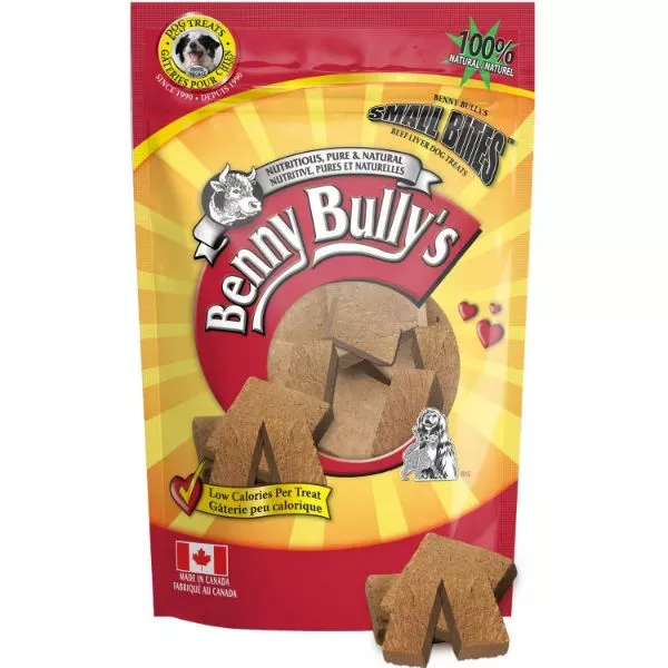 Benny Bully's Liver Chops Small Bites for Dogs