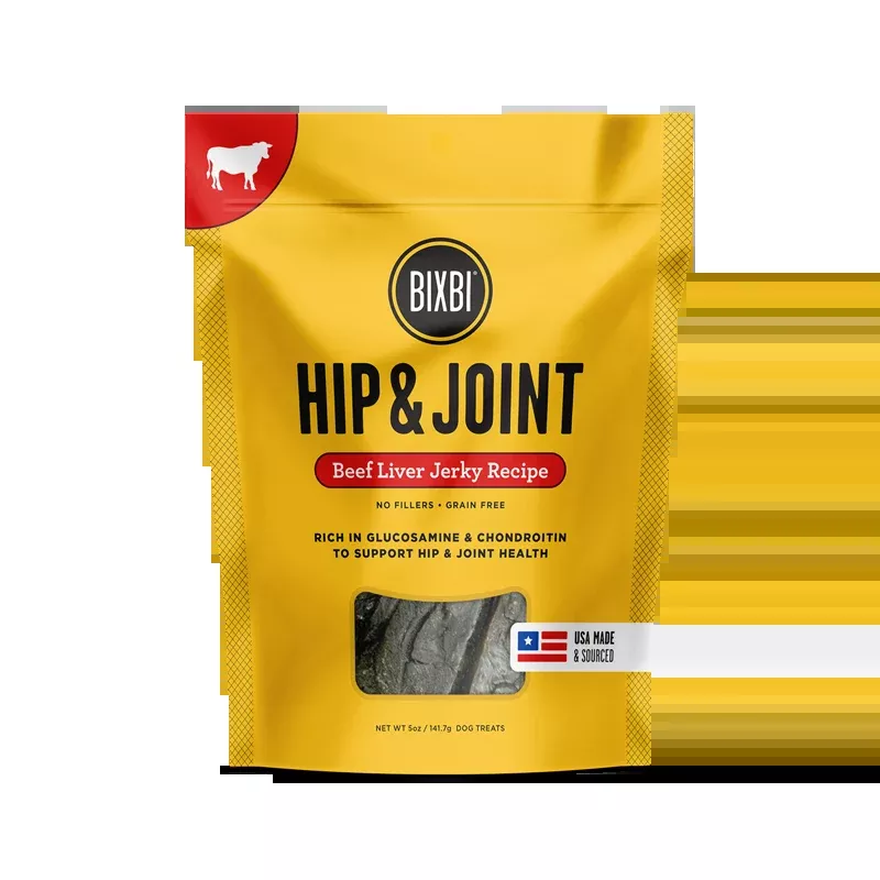 Bixbi Hip & Joint Beef Liver Jerky Dog Treat