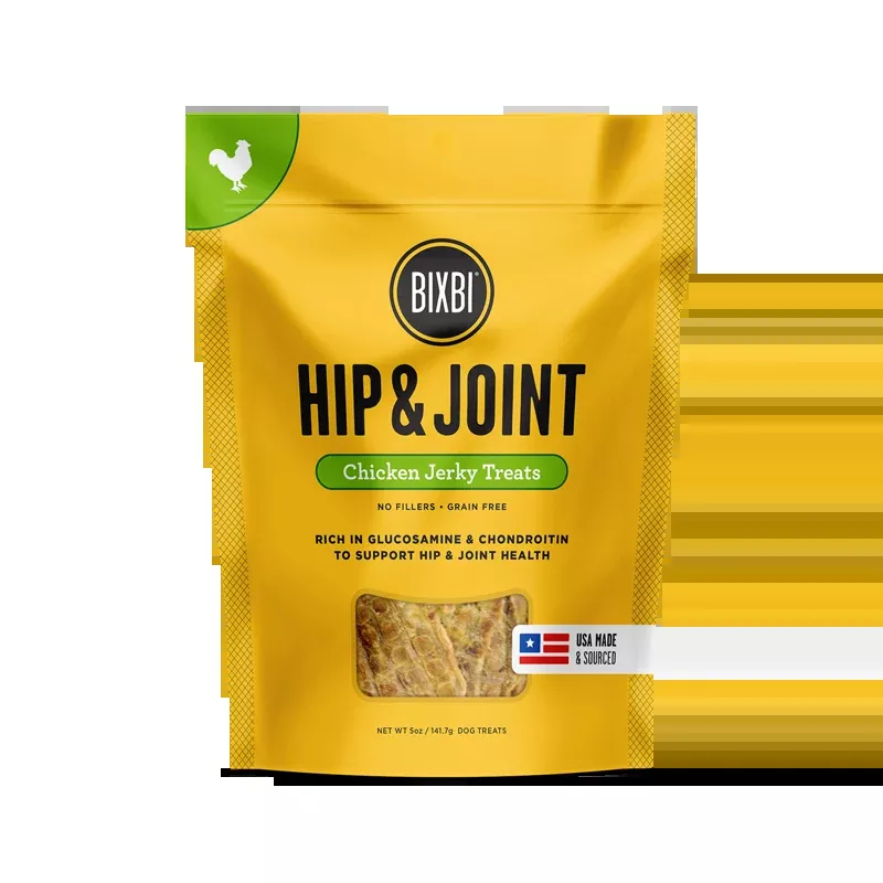 Bixbi Hip & Joint Treats - Chicken Jerky 10oz