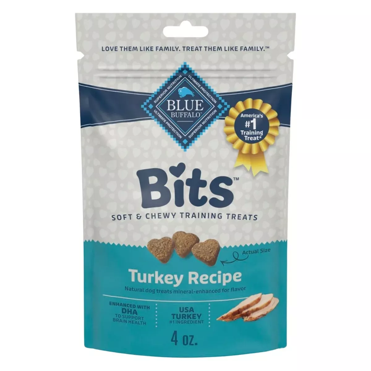 BLUE Bits Training Dog Treats - Tempting Turkey