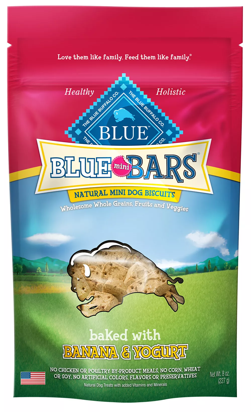 Blue Mini Bars Puppy Ban/Yog 8 oz.