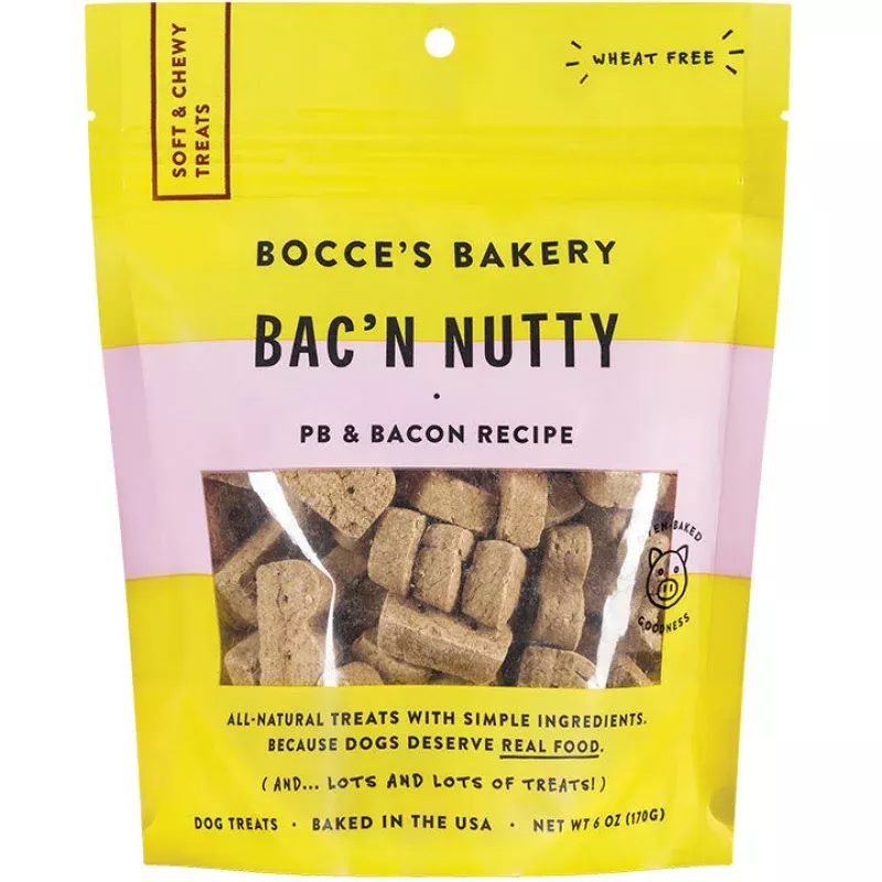 Bocce's Bakery Bacon Nutty Dog Biscuits