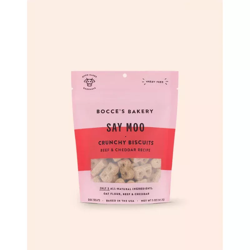 Bocce's Say Moo Dog Biscuits