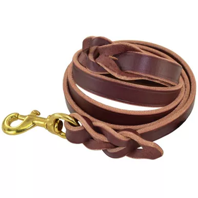 Braided Leather Leash