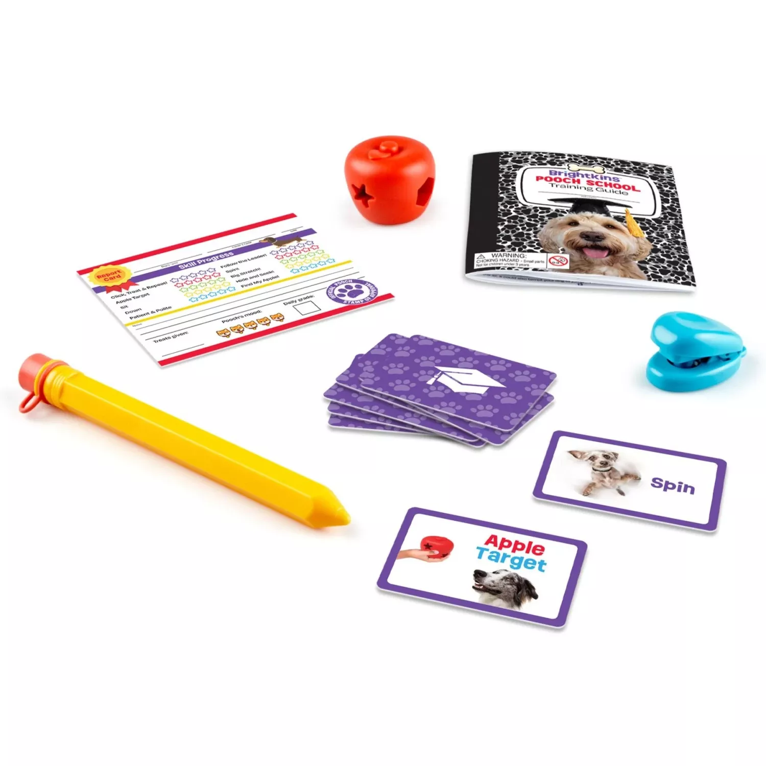 Brightkins Pooch School! Training Set Dog Toys