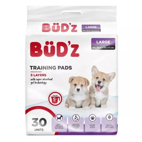 Bud Z Disposable Puppy Pad 30 Pack