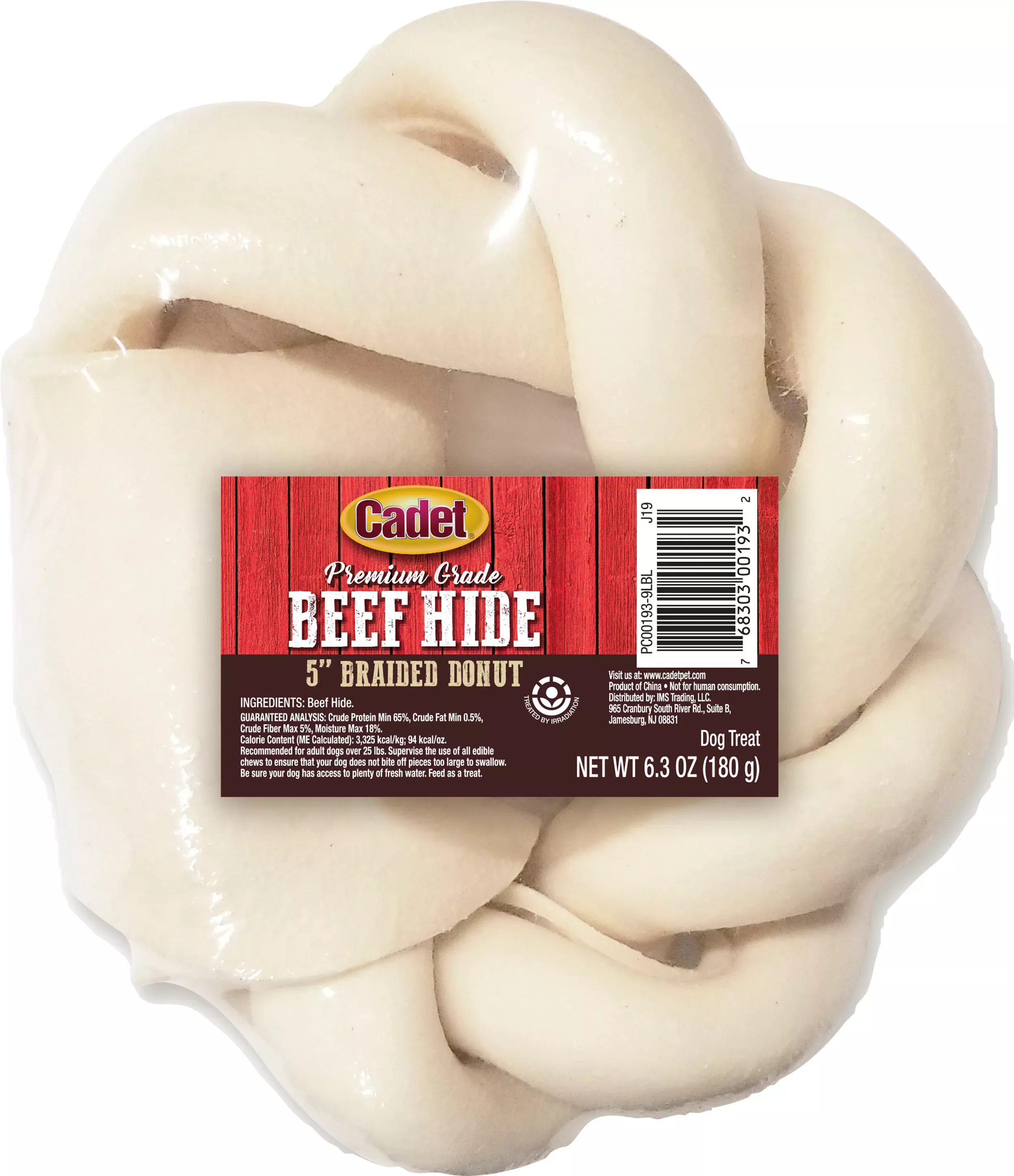 Cadet Gourmet Braided Rawhide Donut