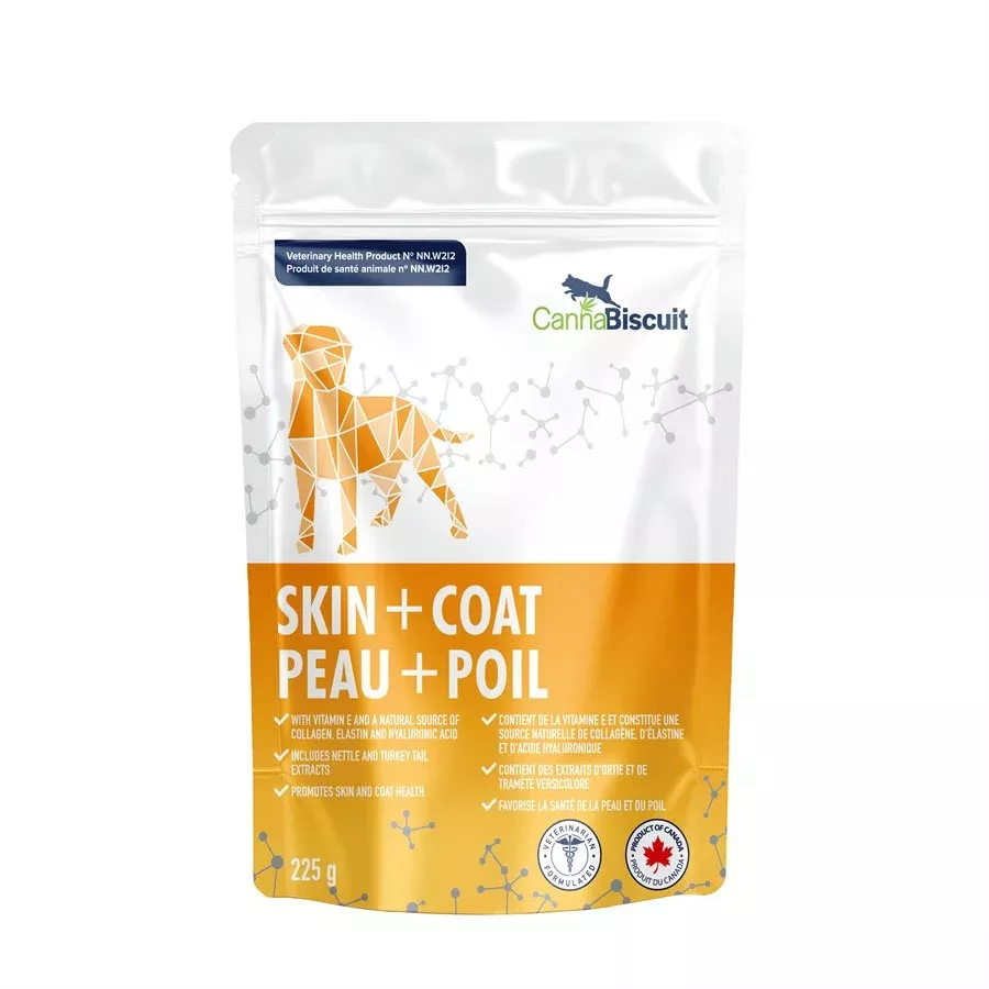 CannaBiscuit Skin & Coat with Collagen & Elastin for Dogs