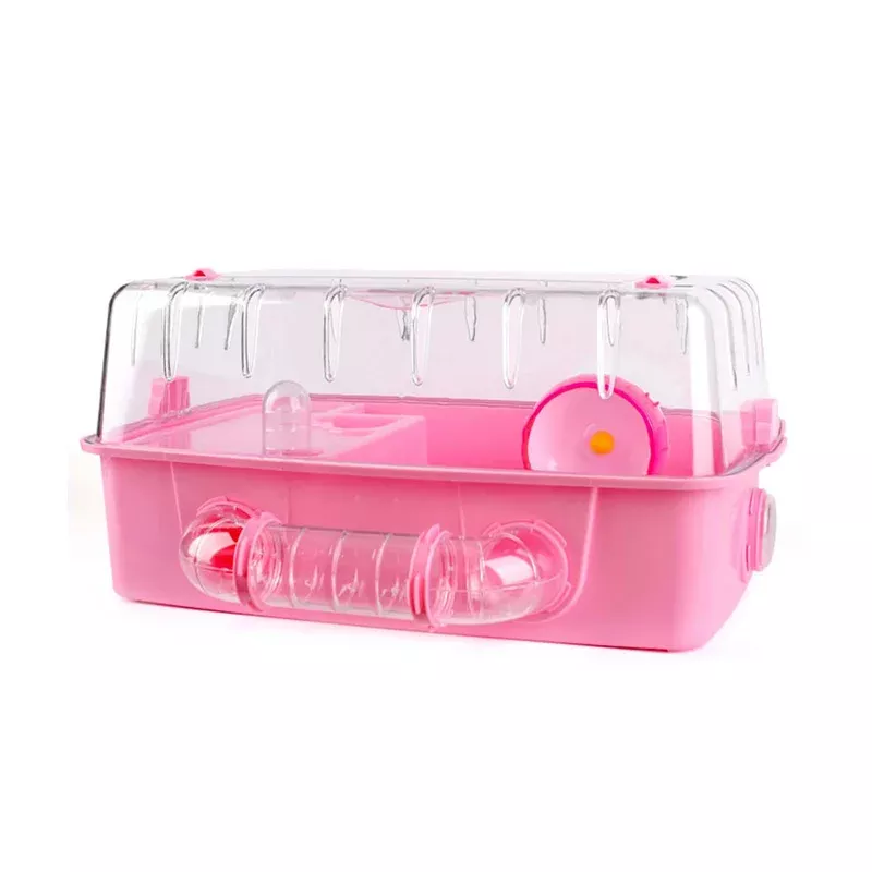 Carno Hamster Cage With Tunnel (Pink)